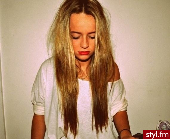 Blond Rozpuszczone Proste Na co dzień Długie Fryzury