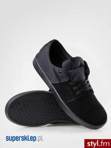 Supra BUTY STACKS S44028 (BBB) 44.5 Czarny Skate - Pozostałe Buty Moda