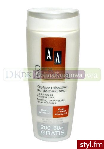 OCEANIC AA Cera Wrażliwa - Kojące mleczko do demakijażu do każdego rodzaju cery 250 ml - Emu Buty Moda