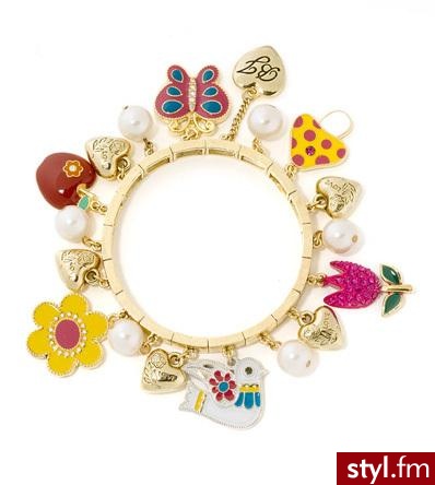 Niezwykle kolorowa bransoletka ;-) Od kogo? Oczywiście od Betsey Johnson! :) Cena: $80 - Pozostałe Dodatki Moda