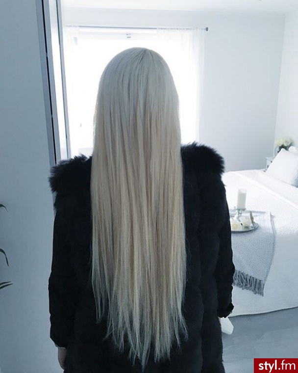 Blond Rozpuszczone Proste Na co dzień Długie Fryzury