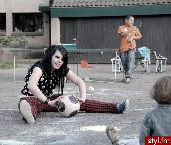 EMO Alternatywne Średnie Fryzury