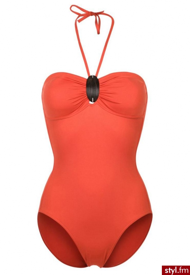 Iodus TOKOYA Kostium kąpielowy pomarańczowy (D13601) - Na plażę Bielizna Moda