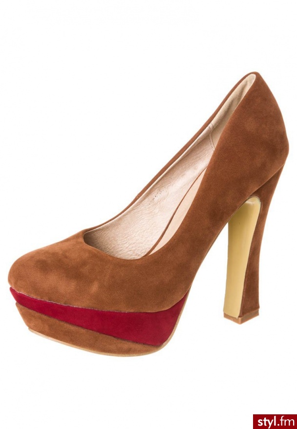 Giudecca Szpilki brązowy zTS1301 - Szpilki Buty Moda