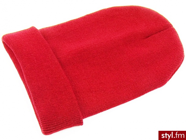 CZAPKA BEANIE HAT CZERWONA - Nakrycia głowy Dodatki Moda