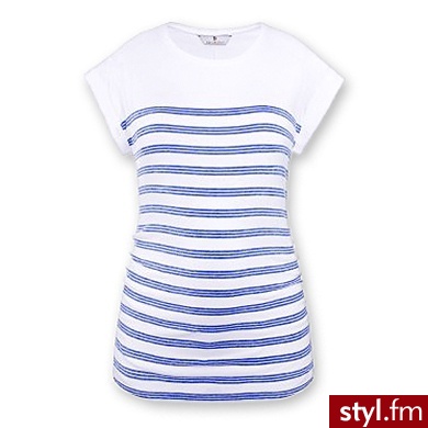 Bellybutton Bluzka z krótkim rękawem dla kobiet w ciąży NERMIN intense blue/white - Tuniki Ciuchy Moda