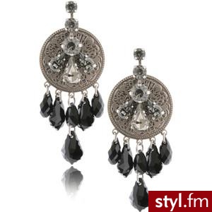 Earring Sarrated Drops Clip - LK Designs - Polyvore. Pobrano ze strony: http://www.polyvore.com/earring_sarrated_drops_clip/thing?id=15208528 - Pozostałe Dodatki Moda