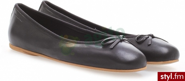 VAGABOND Baleriny bounce czarne 903718 - Balerinki Buty Moda