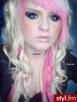 EMO Alternatywne Średnie Fryzury