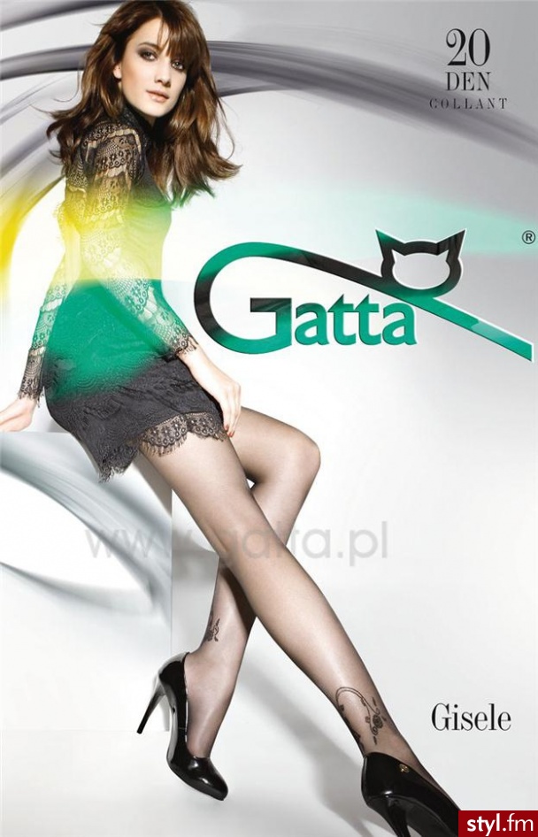 Gatta rajstopy Gisele 08 20 den (nero (czarny) - Rajstopy Bielizna Moda