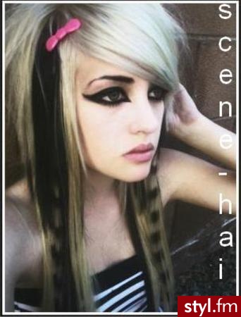 EMO Alternatywne Średnie Fryzury