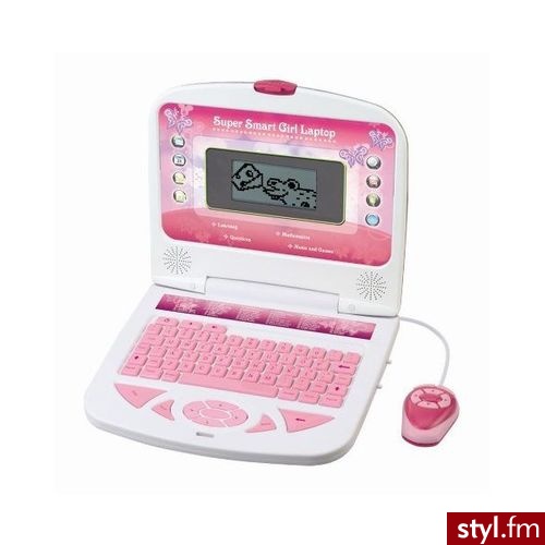Smily Play Laptop Małej Księżniczki - Mądra Główka 8056G - Dziecko