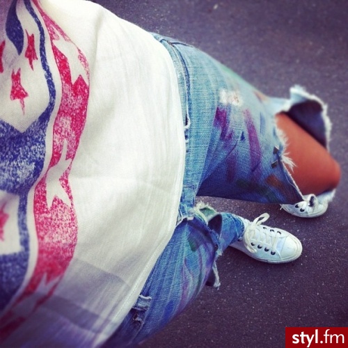 Jeansy Spodnie Moda