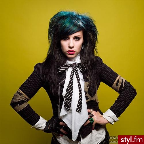 EMO Alternatywne Średnie Fryzury