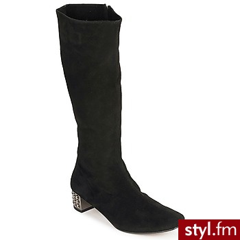 RAS BUTY ADELMA Black - Kozaki Buty Moda