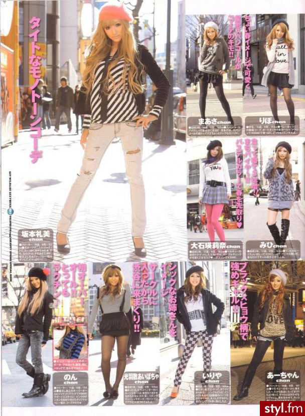 Shibuyaa! Japan Style ! ;D - Moda uliczna Inne Moda
