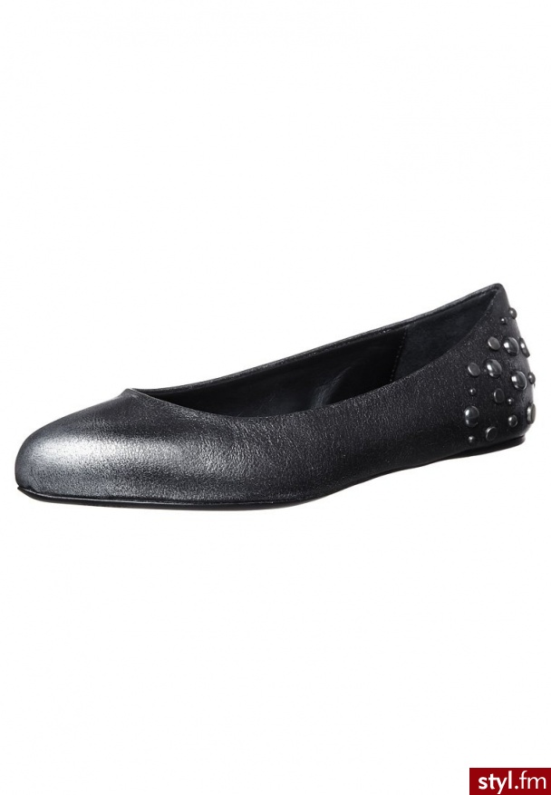 Mcq Alexander Mcqueen Baleriny Srebrny - Balerinki Buty Moda