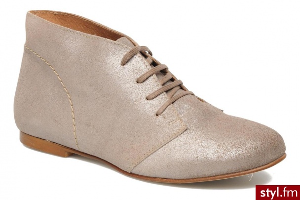 Addict-Initial Półbuty i botki Avicia (Beżowy) - Botki Buty Moda