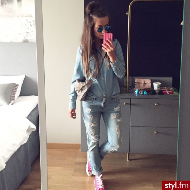 Jeansy Spodnie Moda