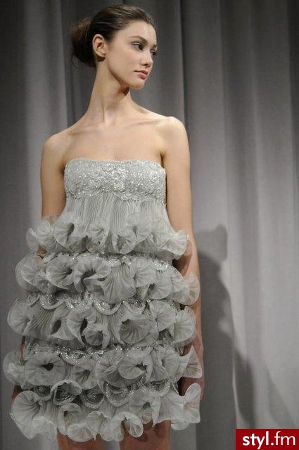 sukienka Marchesa - Pozostałe Ciuchy Moda
