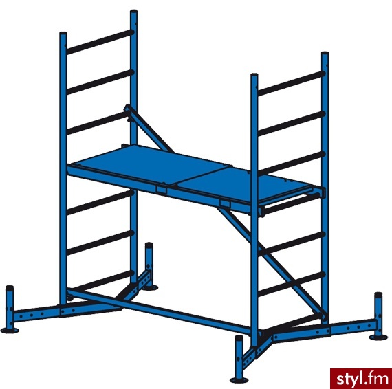 Krause Rusztowanie robocze aluminiowe 1,50m x 0,60m Podstawa Climtec 710116 - Bransoletki Biżuteria Moda