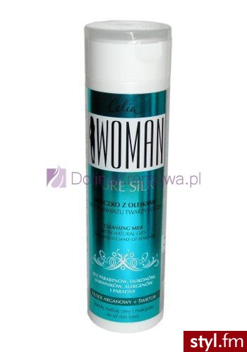 CELIA Woman mleczko z olejkami Pure Silk do demakijażu twarzy i oczu do każdego typu cery 200 ml - Emu Buty Moda