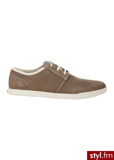 CLARKS Półbuty nadon place szary Miejskie Odcienie beżu i brązu - Półbuty Buty Moda