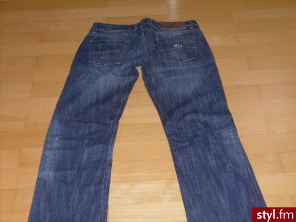 LACOSTE jeansy używane. Mam do sprzedania jeasy Lacoste rozmiar 31/32 - Misz-masz