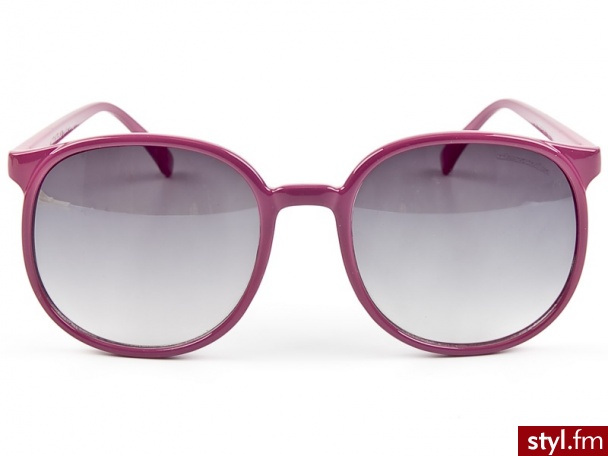 OKULARY GAGA STYLE CIEMNY RÓŻ - OKULARY GAGA STYLE CIEMNY RÓŻ (Dz523) - Okulary Dodatki Moda