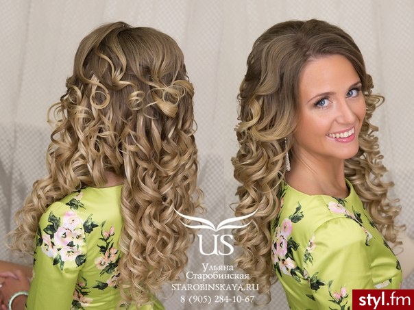 Wieczorowe Długie Fryzury