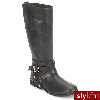 Ikks BUTY LOUISE Black - Kozaki Buty Moda