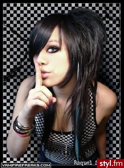 EMO Alternatywne Średnie Fryzury