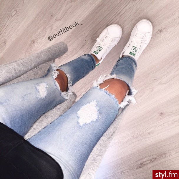Jeansy Spodnie Moda