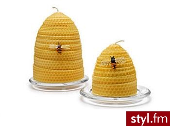 Kochasz miód? Teraz możesz mieć świeczki wykonane z prawdziwego pszczelego wosku :) Cena: $20 - $25. - Misz-masz