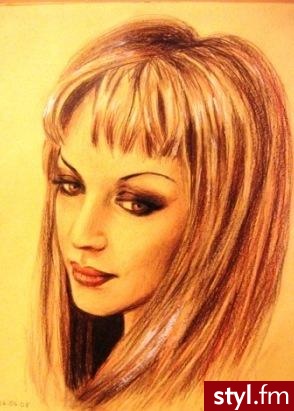 Średnie Fryzury