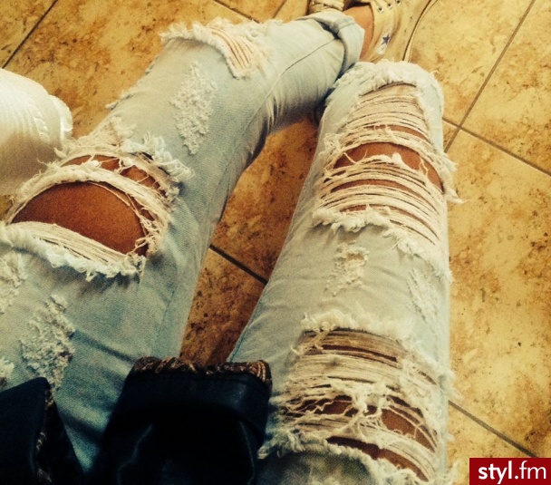 Jeansy Spodnie Moda