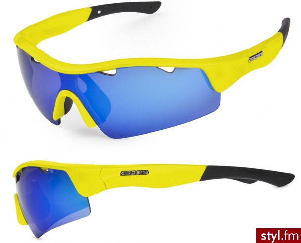 ACCENT Okulary STINGRAY żółte (227410) - Okulary Dodatki Moda