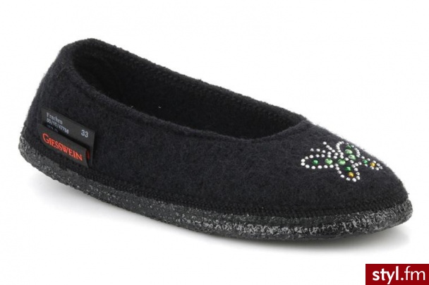 Giesswein KAPCIE FRECHEN BY GIESSWEIN (Czarny) - Pozostałe Buty Moda