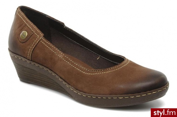 Clarks CZÓŁENKA HARPER WISH BY CLARKS (Brązowy) - Czółenka Buty Moda