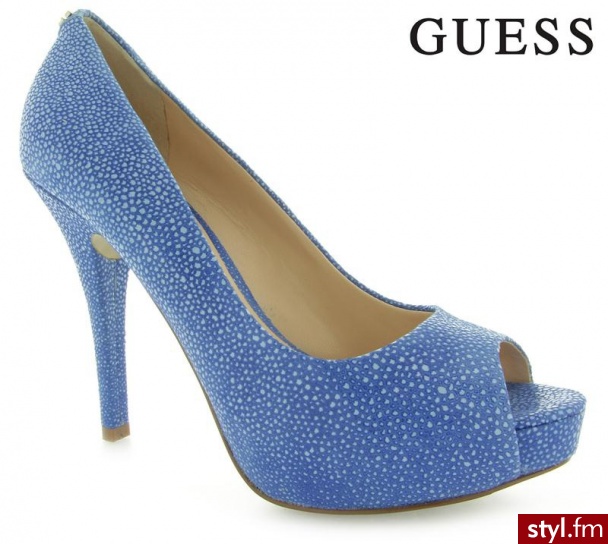 Guess HELENA3 SPUNTATO OPEN TOE LE YELLO - Czółenka Buty Moda
