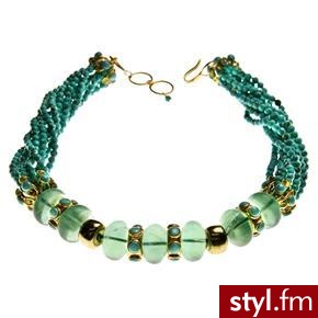 Vivre - Voyage - Discover - Collect - Shop: Viewing product Turquoise and Fluorite Necklace. Pobrano ze strony: http://www.vivre.com/product/Shop_By_Category/Jewelry/Turquoise_and_Fluorite_Necklace - Pozostałe Dodatki Moda