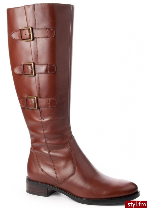 Hobart Cognac Calahari - Kozaki Buty Moda