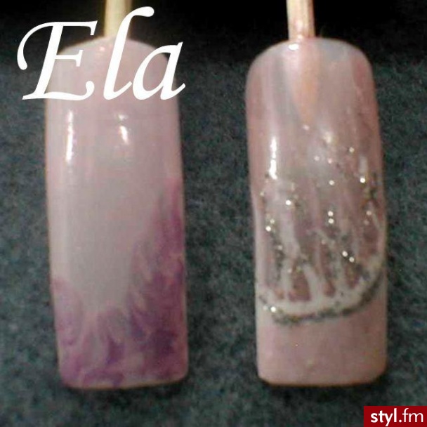 Autor: Elzbieta sylwestrowe. Autor: <b>Elzbieta</b><br /> wrzosy zima - Paznokcie