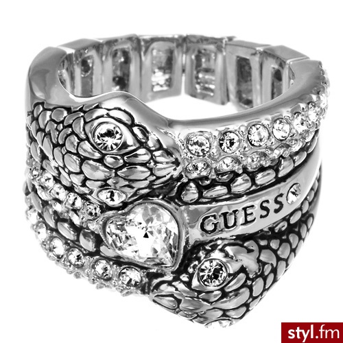 GUESS - PIERŚCIONEK UBR81129 S Rozmiar S - Pierścionki Biżuteria Moda