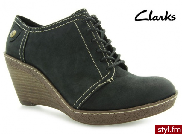 Clarks HAZELNUT ICE BLACK NUBUCK - Botki Buty Moda
