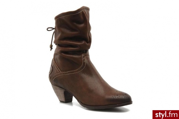 Dkode PÓŁBUTY I BOTKI CHANCE BY DKODE (Brązowy) - Botki Buty Moda