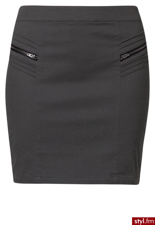 Even&Odd Spódnica mini szary (EV-0713-0612) - Pozostałe Spódnice Moda