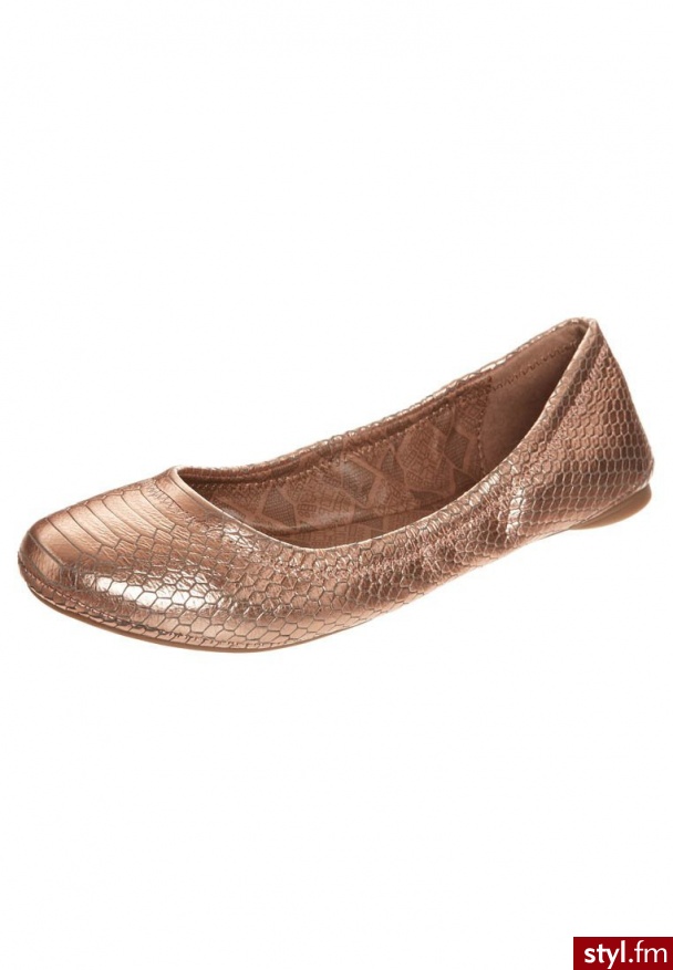 Lucky Brand EMMIE Baleriny złoty - Balerinki Buty Moda