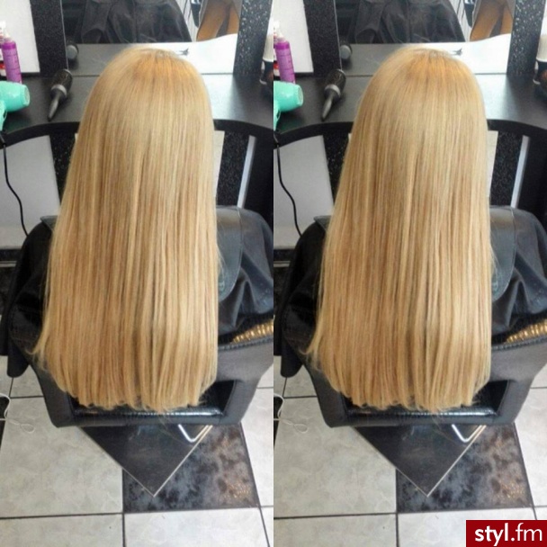 Salon Janette Chrzanów - Blond Rozpuszczone Proste Na co dzień Długie Fryzury