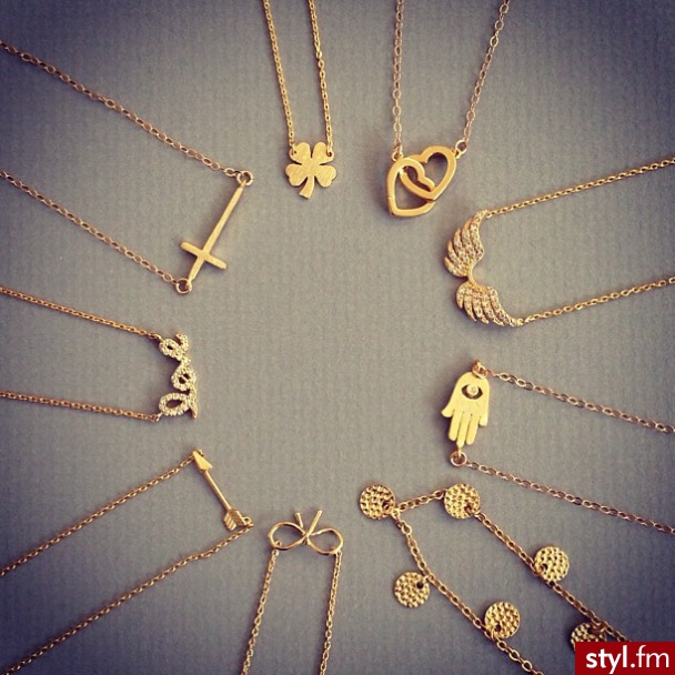 Wisiorki Biżuteria Moda